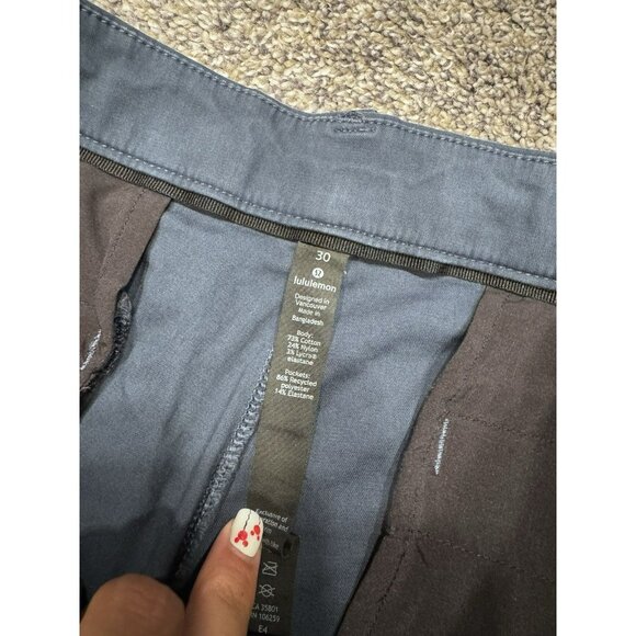 Lululemon Men’s Commission Shorts Navy Blue Size 30 9”inseam - Picture 4 of 5